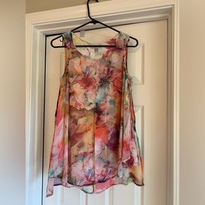 Rozali floral top blouse. Size M